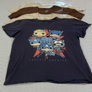 Marvel t-shirt bundle of 4